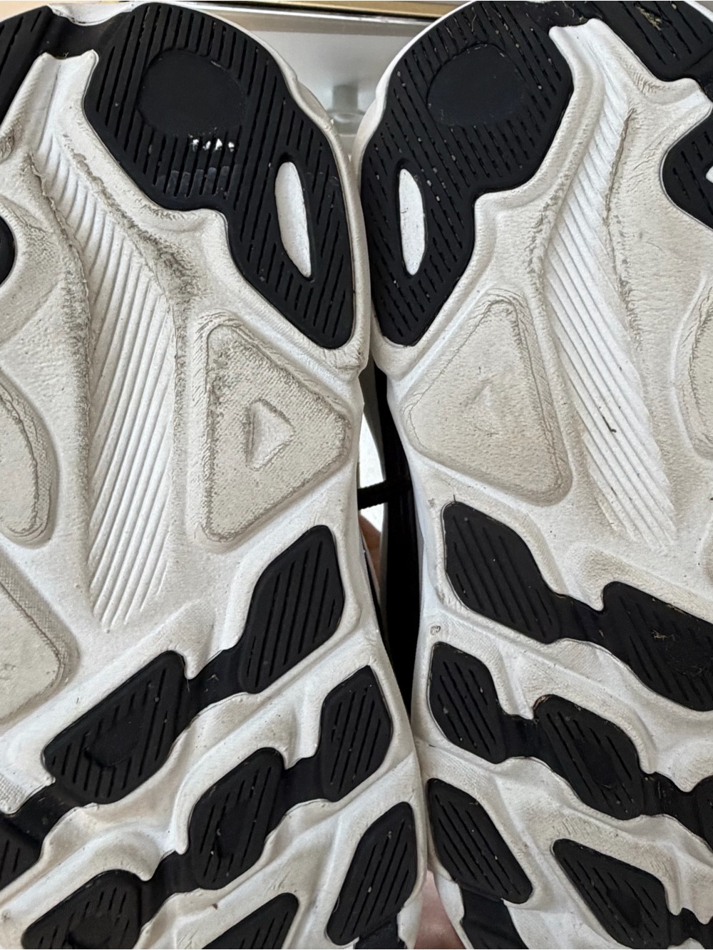 Hoka Men's Black and White Cushioning Running Shoes - Picture 6 of 10